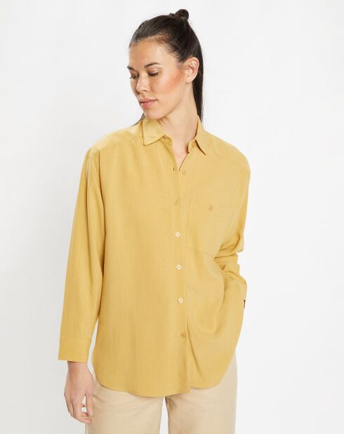 Licht kaki hemd van Paros