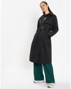 Trench long en Toile de Coton bio Chopin noir