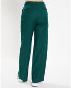 Pantalon à pinces Romeo vert foncé