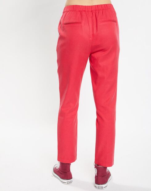 Pantalon carotte Pink rose