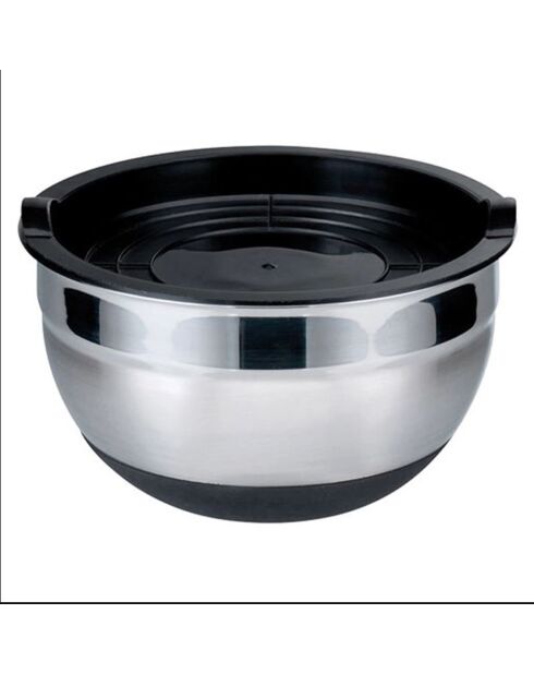 Bol pâtissier avec couvercle inox - D.24 cm