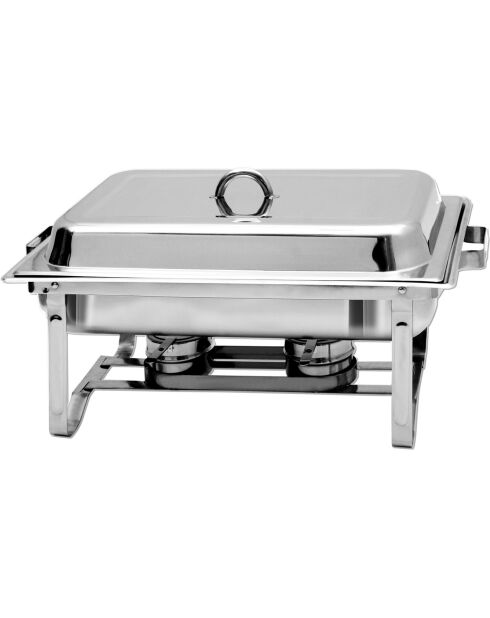 Bain marie Chafing Dish inox - 60x36x32 cm