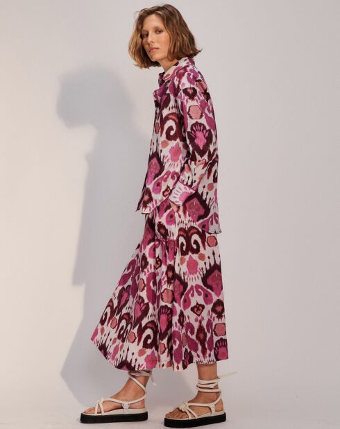 Camicia dritta rosa Jaya