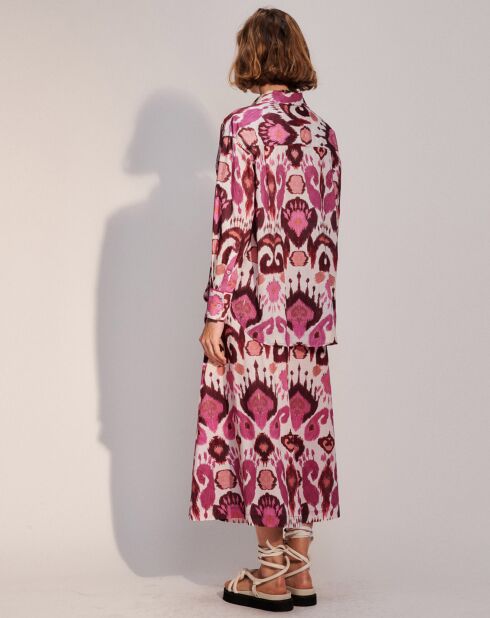 Camicia dritta rosa Jaya