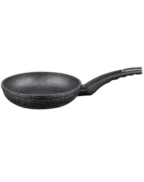Granit Evolution Bratpfanne aus induktionsgeschmiedetem Aluminium, 24 cm, schwarz