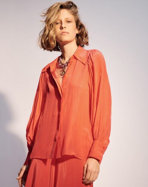 Camicia corallo Sorella