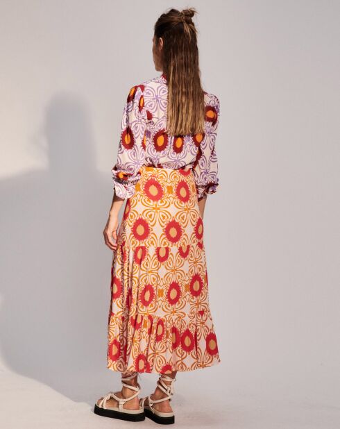 Alejandra oranger Rüschenrock