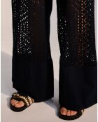 Pantalon large Cecilia carbone