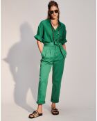 Pantalon Gio vert