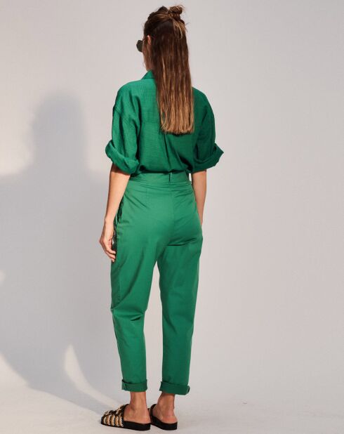 Pantalon Gio vert