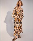 Robe longue Jaya ocre