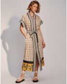 Robe droite Francine jaune