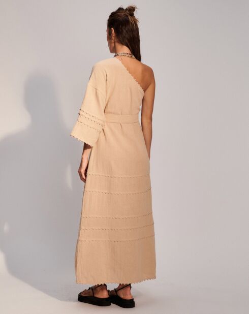 Robe longue Barbara beige