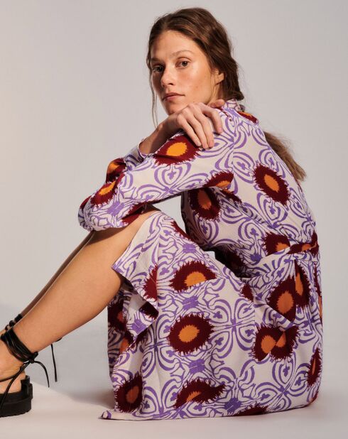 Robe Midi Alejandra violette