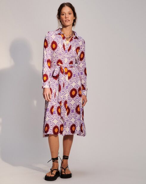 Robe Midi Alejandra violette