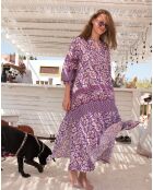 Robe Jelaba Krishna violette