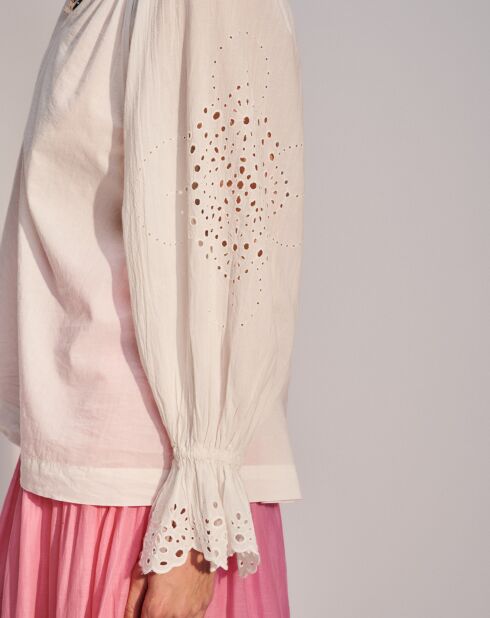 Túnica blanca Adrienne