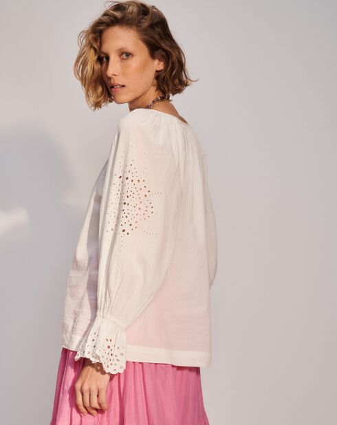 Túnica blanca Adrienne