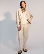 Veste en Laine tailleur Samantha beige