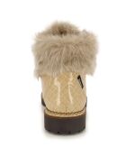 Bottines fourrées Vicky beiges
