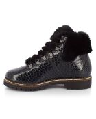 Bottines fourrées Vicky noires