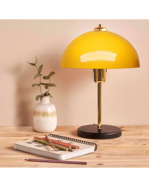 Lampe de table AYD jaune - 23x12x38 cm