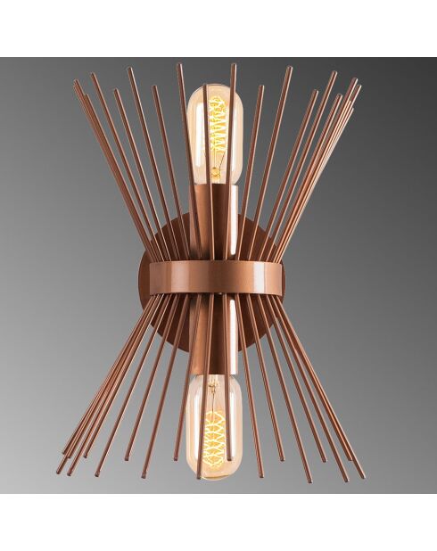 Lampada da parete GMN rossa - 23x16x33 cm