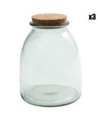 3 Bocaux de conservation transparents - 1 L
