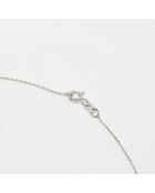 Ma Crosse Twisted Diamonds 0.06 kt witgouden hanger