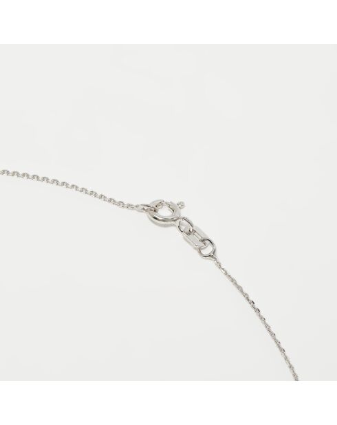 Ma Crosse Twisted Diamonds 0.06 kt witgouden hanger