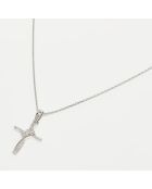 Ma Crosse Twisted Diamonds 0.06 kt witgouden hanger