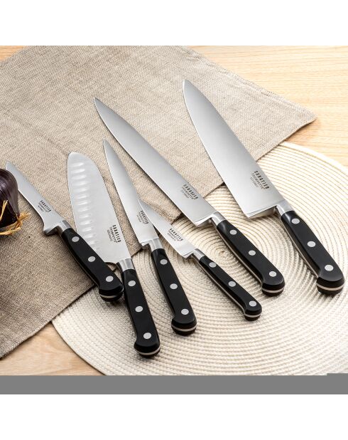 Cuchillo para pan Origin negro - 32x5,5x1 cm