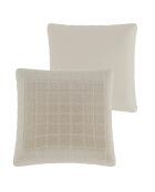 Coussin fourrure Istanbul blanc - 45x45 cm