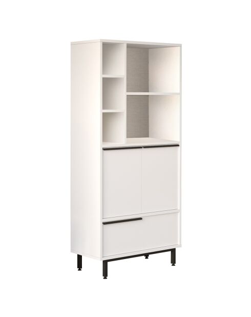 Armoire de salle de bains blanche - 74.8x161.6x35.5 cm