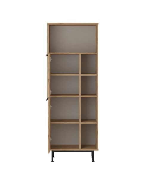 Armoire de salle de bains noyer - 74.8x161.6x35.5 cm