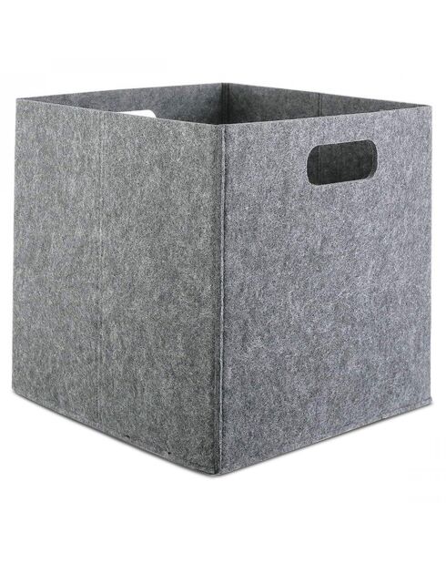 4 organisateurs gris -  24x24x24 cm