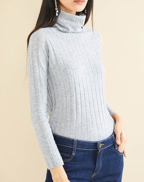 Pull en Laine & Cachemire mélangés Maw2019 gris