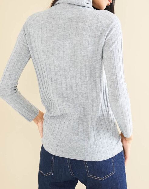 Pull en Laine & Cachemire mélangés Maw2019 gris