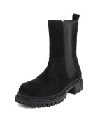 Chelsea Boots en Velours de Cuir Clara noires