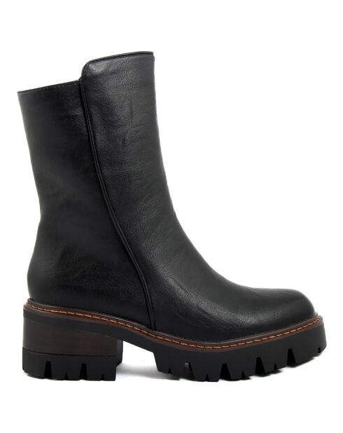 Boots Laurie noires - Talon 5.5 cm
