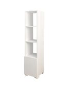 Bibliothèque Kuzey blanc - 31x136x29.6 cm