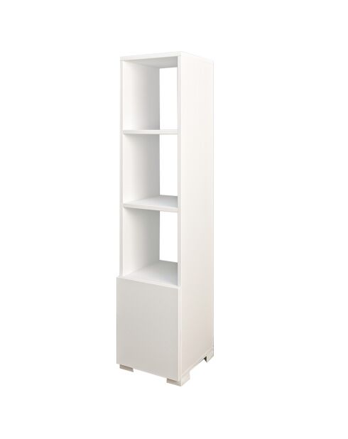 Bibliothèque Kuzey blanc - 31x136x29.6 cm