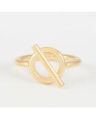 Bague Arion  en Argent doré