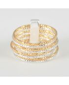 Bague Alcor en Argent  bicolore