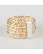 Bague Alcor en Argent  bicolore