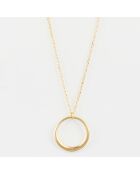 Collier Pallos en Argent doré