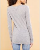 Pull 100% Cachemire Maw heather grey