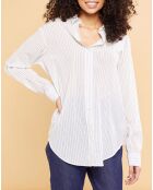 Chemise White Shirt blanc/marine