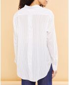 Chemise White Shirt blanc/marine