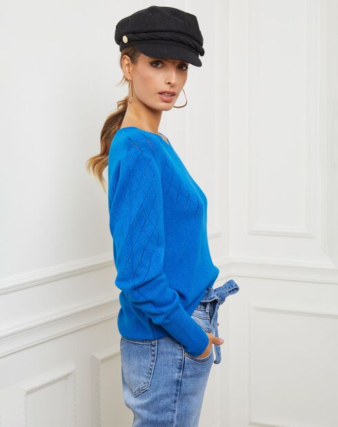 Pull Diana bleu roi